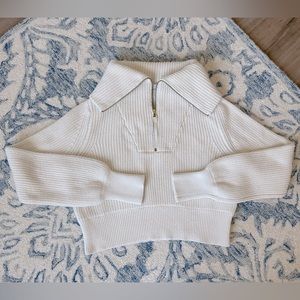 Varley Women’s Mentone Half Zip Knit Pullover Size XS